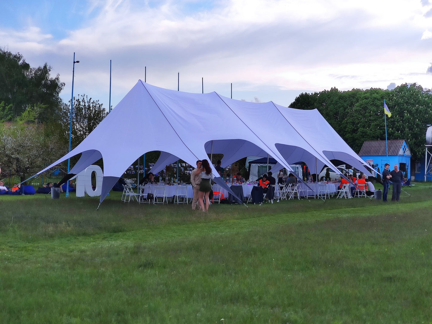 Star tent- 10x23m for 100 peoples