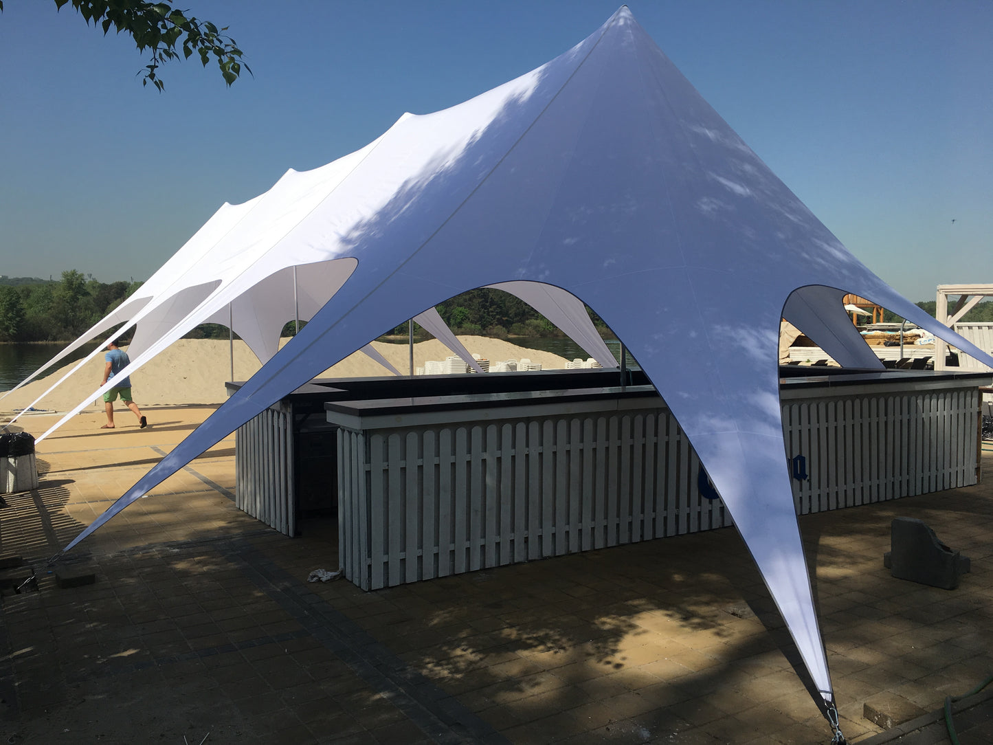 Star tent- 10x23m for 100 peoples