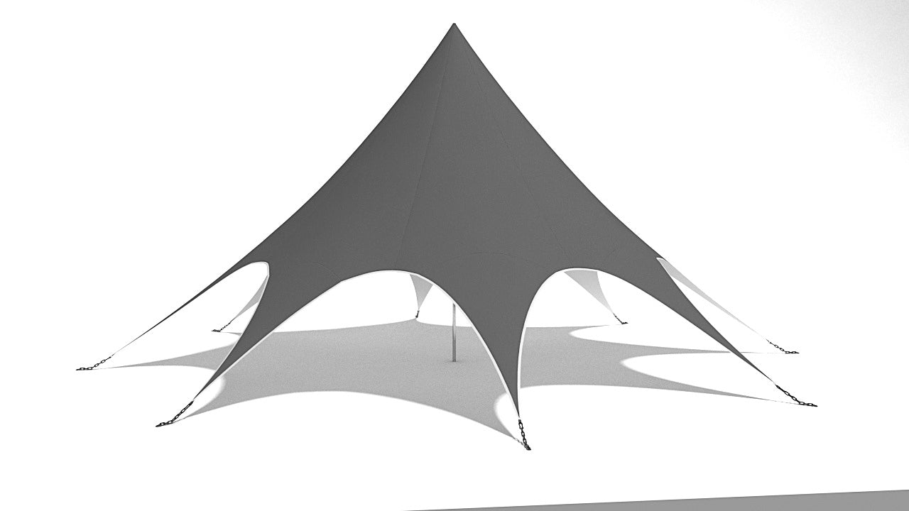 Star tent 12m for 30-40 peoples