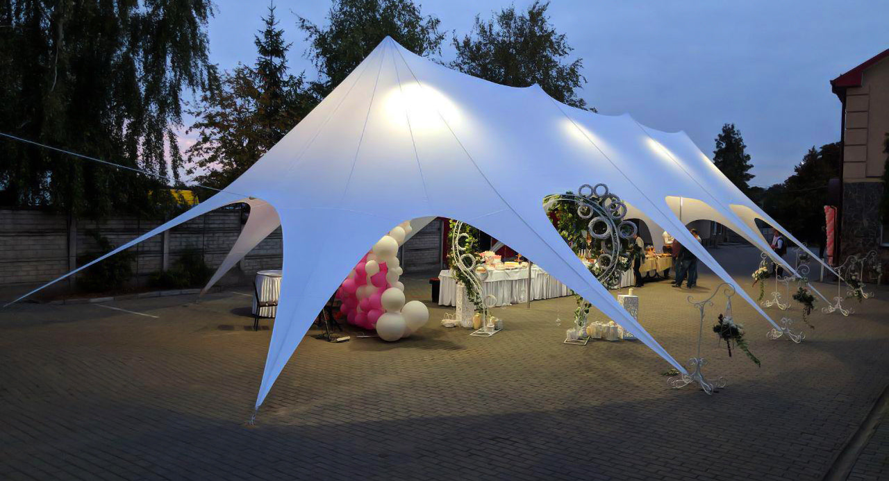 Star tent- 10x23m for 100 peoples