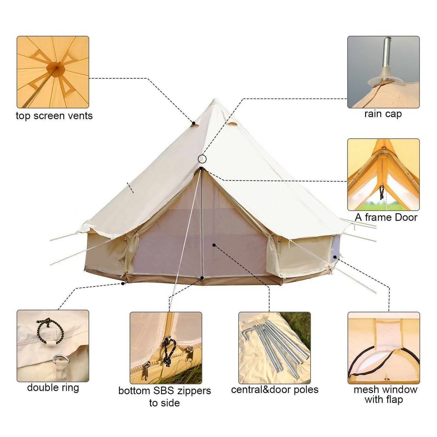 Tango-4 tents canopy camping