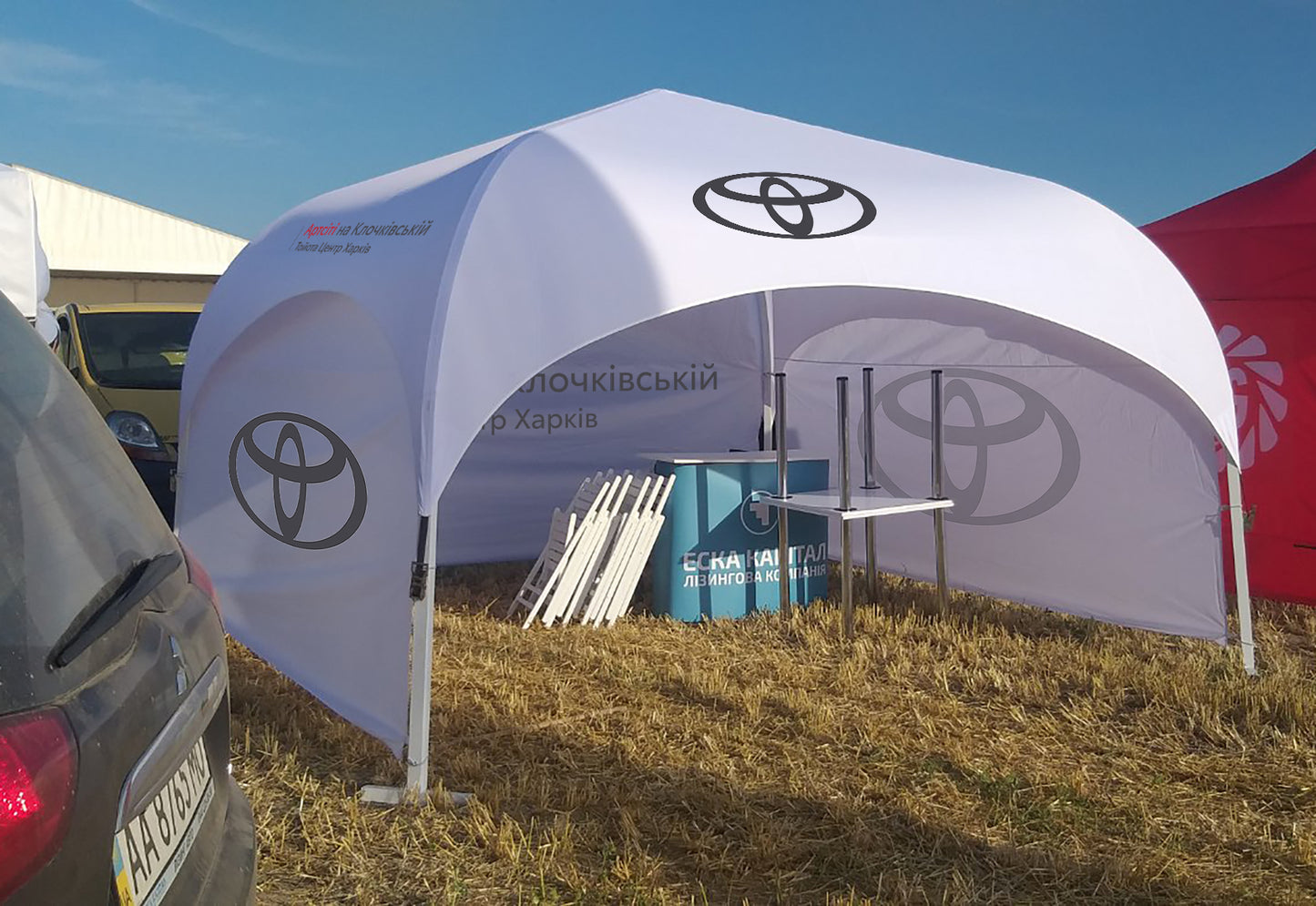 "Park" domed tents 4x4m (12x12ft)